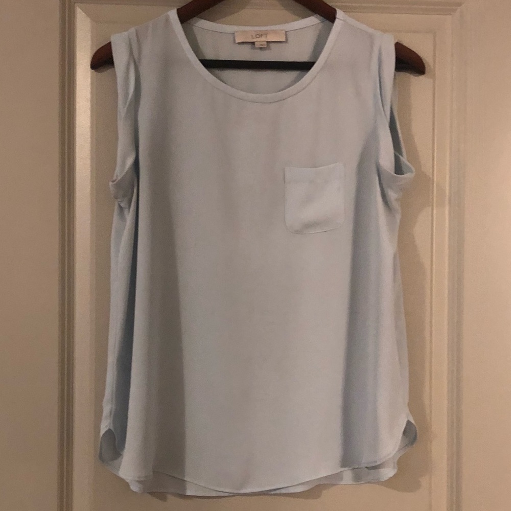 Light Blue Top with pocket